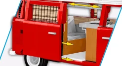 Cobi Volkswagen T2a Camper Van