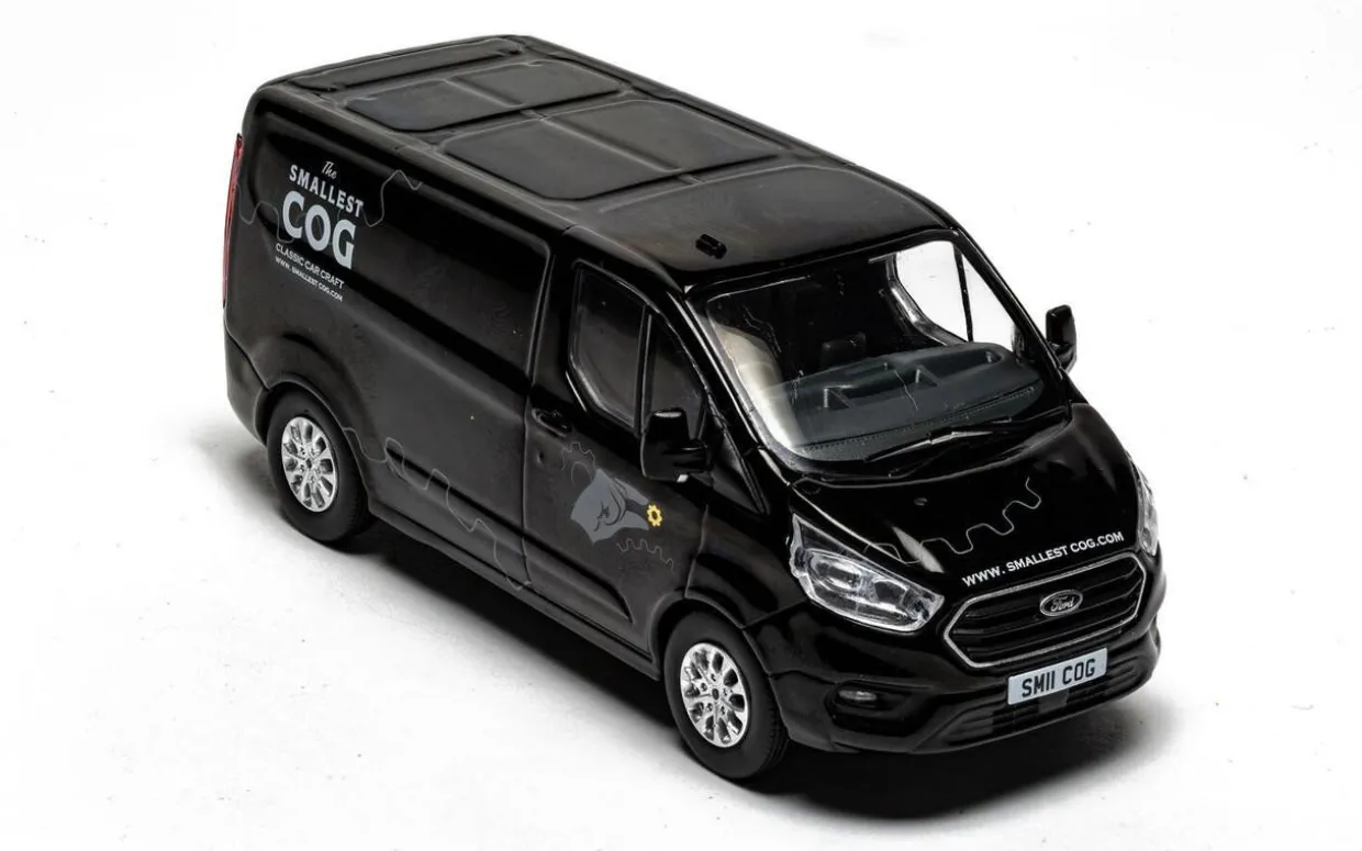 Corgi 1/43 Ford Transit Custom 300L1, Shadow Black (Richard Hammond's The Smallest Cog)