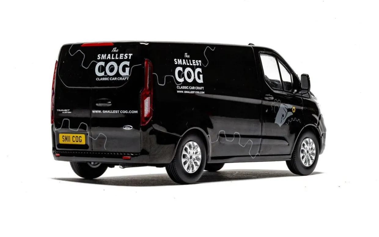 Corgi 1/43 Ford Transit Custom 300L1, Shadow Black (Richard Hammond's The Smallest Cog)