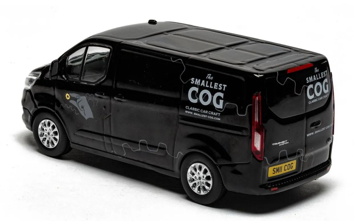Corgi 1/43 Ford Transit Custom 300L1, Shadow Black (Richard Hammond's The Smallest Cog)