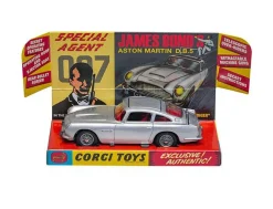 Corgi James Bond Aston Martin DB5 (Reissue, Silver) Diecast Model