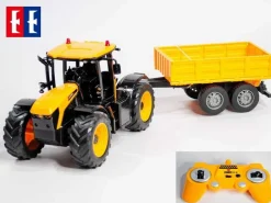 Double Eagle RC 1/24 JCB Farm Tractor with Tipping Trailer