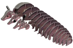 Eugy 95 Armadillo Card 3D Puzzle