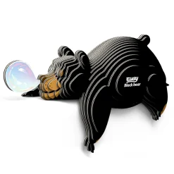 Eugy 81 Black Bear Card 3D Puzzle