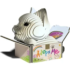 Eugy 88 Cat - Mocha Card 3D Puzzle