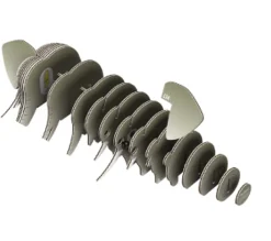 Eugy 10 Elephant Card 3D Puzzle