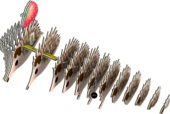 Eugy 26 Hedgehog Card 3D Puzzle