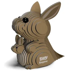Eugy 15 Kangaroo Card 3D Puzzle