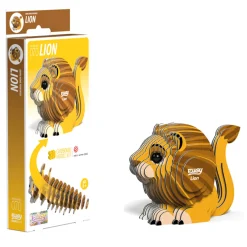 Eugy 70 Lion Card 3D Puzzle