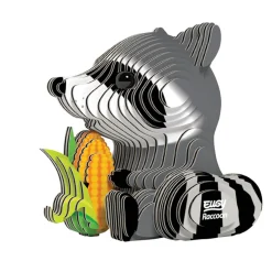 Eugy 103 Raccoon Card 3D Puzzle