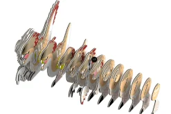 Eugy 65 Raptor Card 3D Puzzle