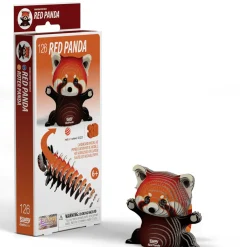Eugy 126 Red Panda Card 3D Puzzle
