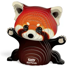 Eugy 126 Red Panda Card 3D Puzzle