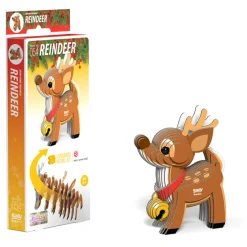 Eugy 54 Reindeer Card 3D Puzzle