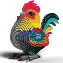 Eugy 133 Rooster Card 3D Puzzle