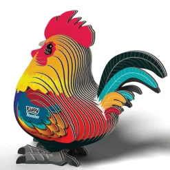 Eugy 133 Rooster Card 3D Puzzle