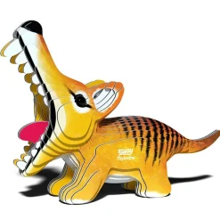 Eugy 86 Tasmanian Tiger (Thylacine) Card 3D Puzzle