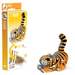 Eugy 12 Tiger Card 3D Puzzle