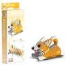 Eugy 80 Welsh Corgi Card 3D Puzzle