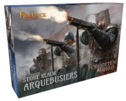 Fireforge Games 28mm Forgotten World - Stone Realm Dwarf Arquebusiers