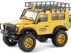 FMS 1/24 Land Rover Defender D90 RTR Yellow Off-Road Vehicle