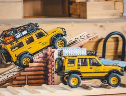 FMS 1/24 Land Rover Defender D110 RTR Yellow Off-Road Vehicle