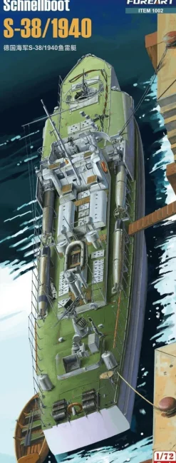 Fore Hobby 1/72 Schnellboot S-38 1940
