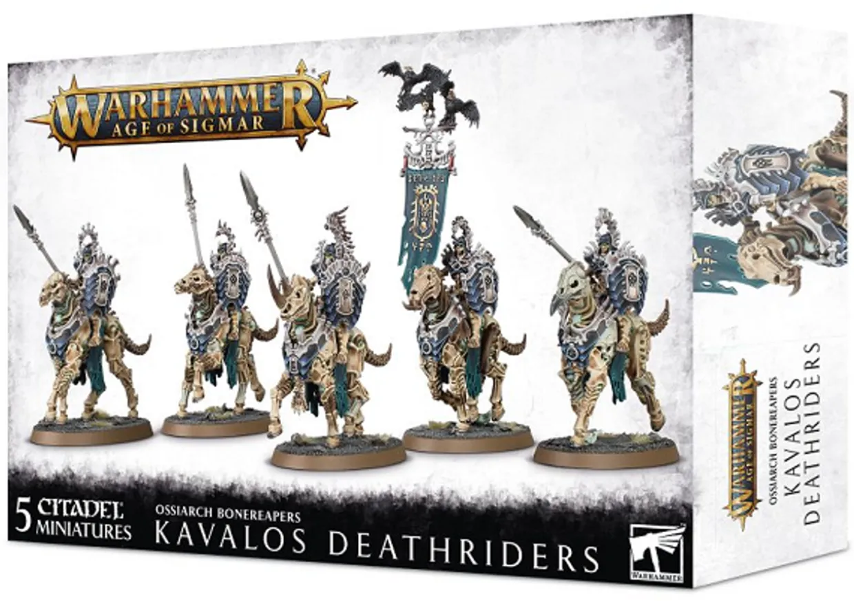 Games Workshop Age of Sigmar - Ossiarch Bonereapers - Kavalos Deathriders
