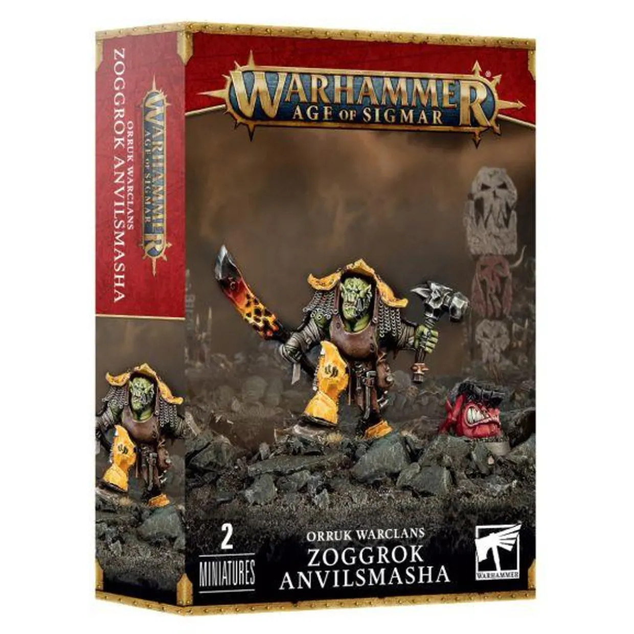Games Workshop Age of Sigmar - Orruk Warclans - Ironjawz - Zoggrok Anvilsmasha