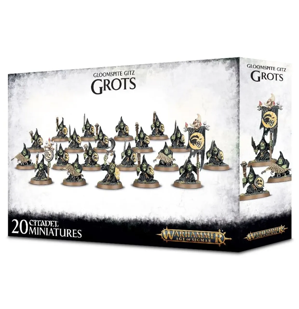 Games Workshop Age of Sigmar - Gloomspite Gitz - Moonclan - Grots Stabbas & Shootas
