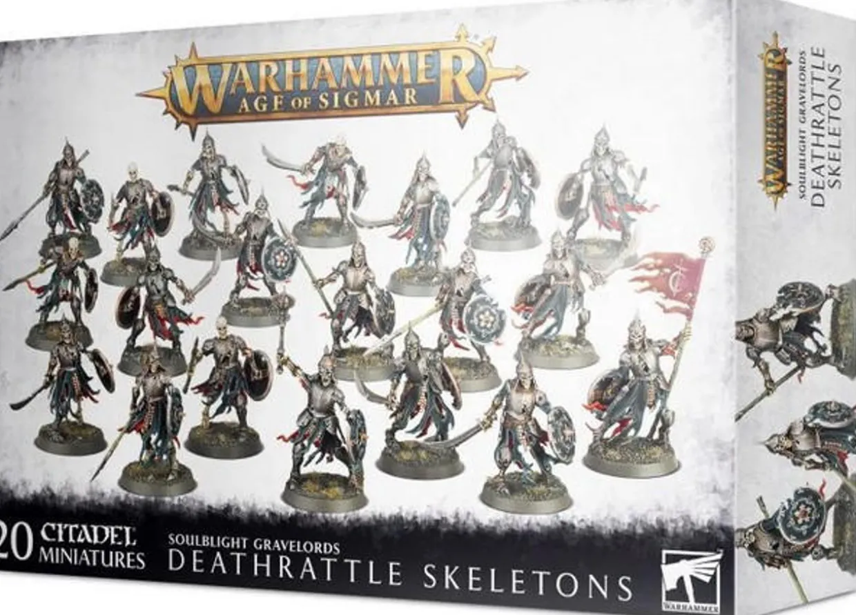 Games Workshop Age of Sigmar - Soulblight Gravelords - Deathrattle Skeletons