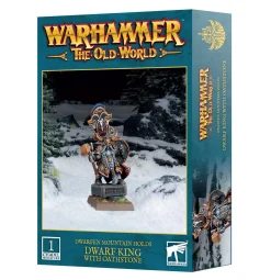 Games Workshop Warhammer The Old World - Dwarfen Mountain Holds - Dwarf King With Oathstone