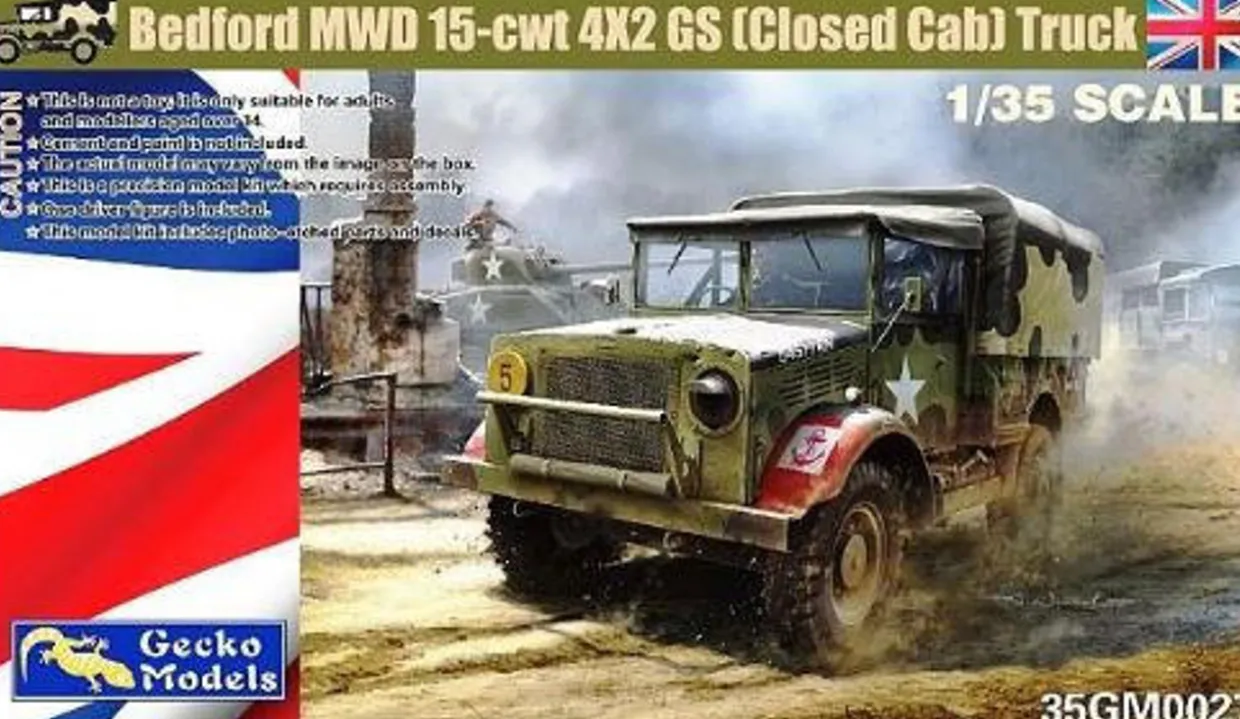 Gecko Models 1/35 Bedford MWD 15-cwt 4x2 Truck