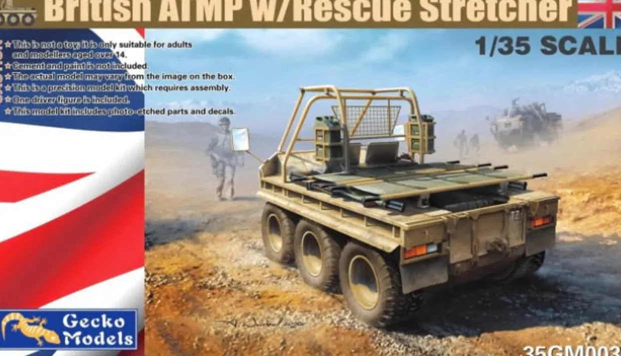 Gecko Models 1/35 British ATMP w/Rescue Stretchers