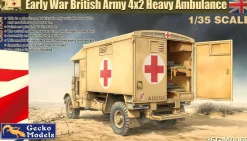 Gecko Models 1/35 Early War British Army 4x2 Heavy Ambulance Desert Version