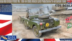 Gecko Models 1/35 Land Rover FV18001 Mk.1 80in 4x4 Utility Vehicle Early Production with Trailer