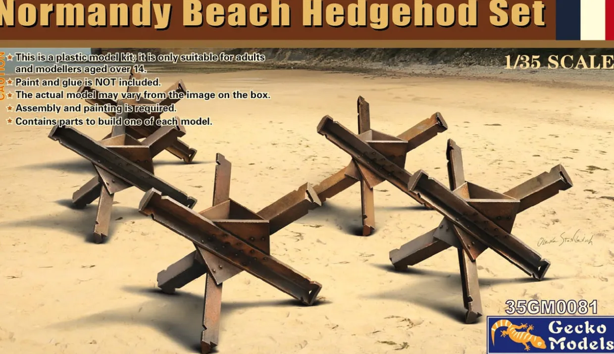 Gecko Models 1/35 Normandy Beach Hedgehog Model Kit