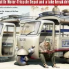 Gecko Models 1/35 Saigon Shuttle Motor-Tricycle 1960s-1970s (2-in-1)
