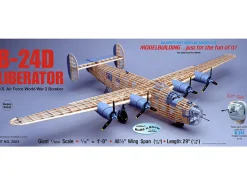 Guillow 1/28 Consolidated B-24D Liberator Balsa Model Kit
