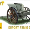 Hat Industrie 1/72 Italian Artillery - 75mm Deport