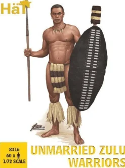 Hat Industrie 1/72 Zulu Wars Zulu Warriors - Unmarried