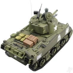 Heng Long RC 1/16 US M4A3 Sherman with Metal Gearbox And Infrared Battle System