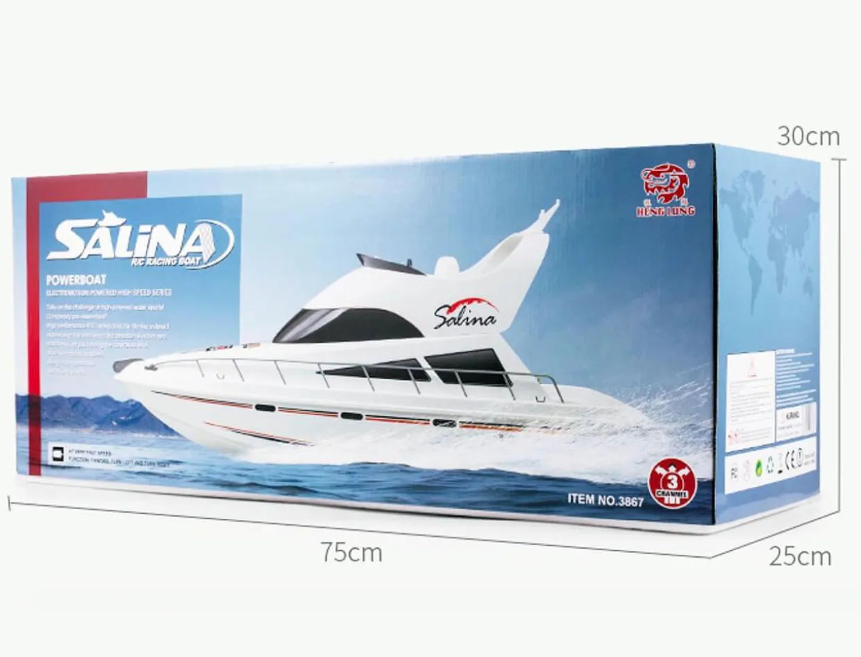 Heng Long Salina 2Ch Powered Yacht 2.4Ghz RTR RC Boat