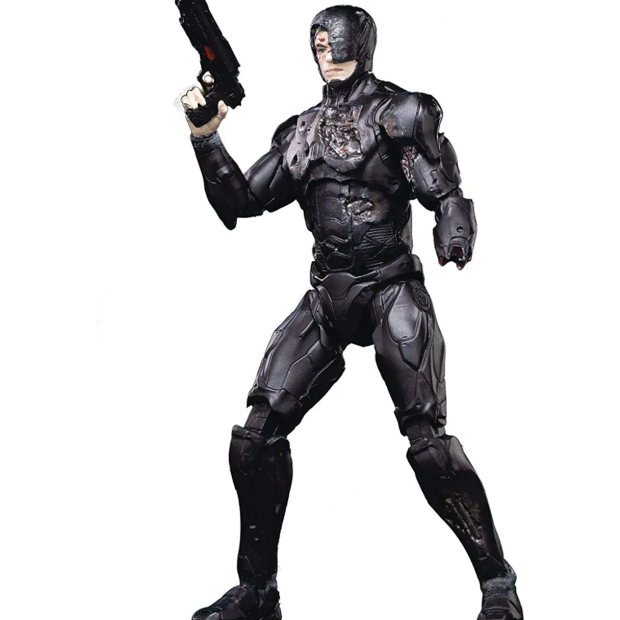 Hiya Toys 1/18 Robocop 2014 Black Version Battle Damaged