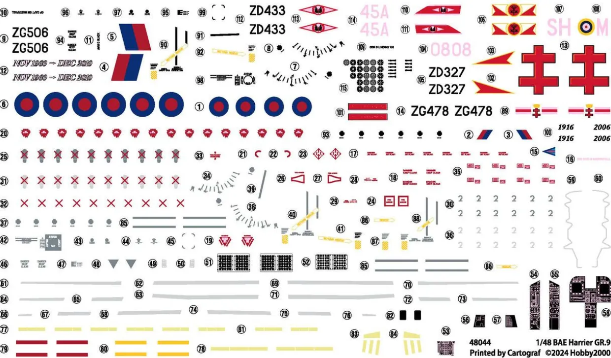 Hobby 2000 1/48 BAe Harrier GR.9
