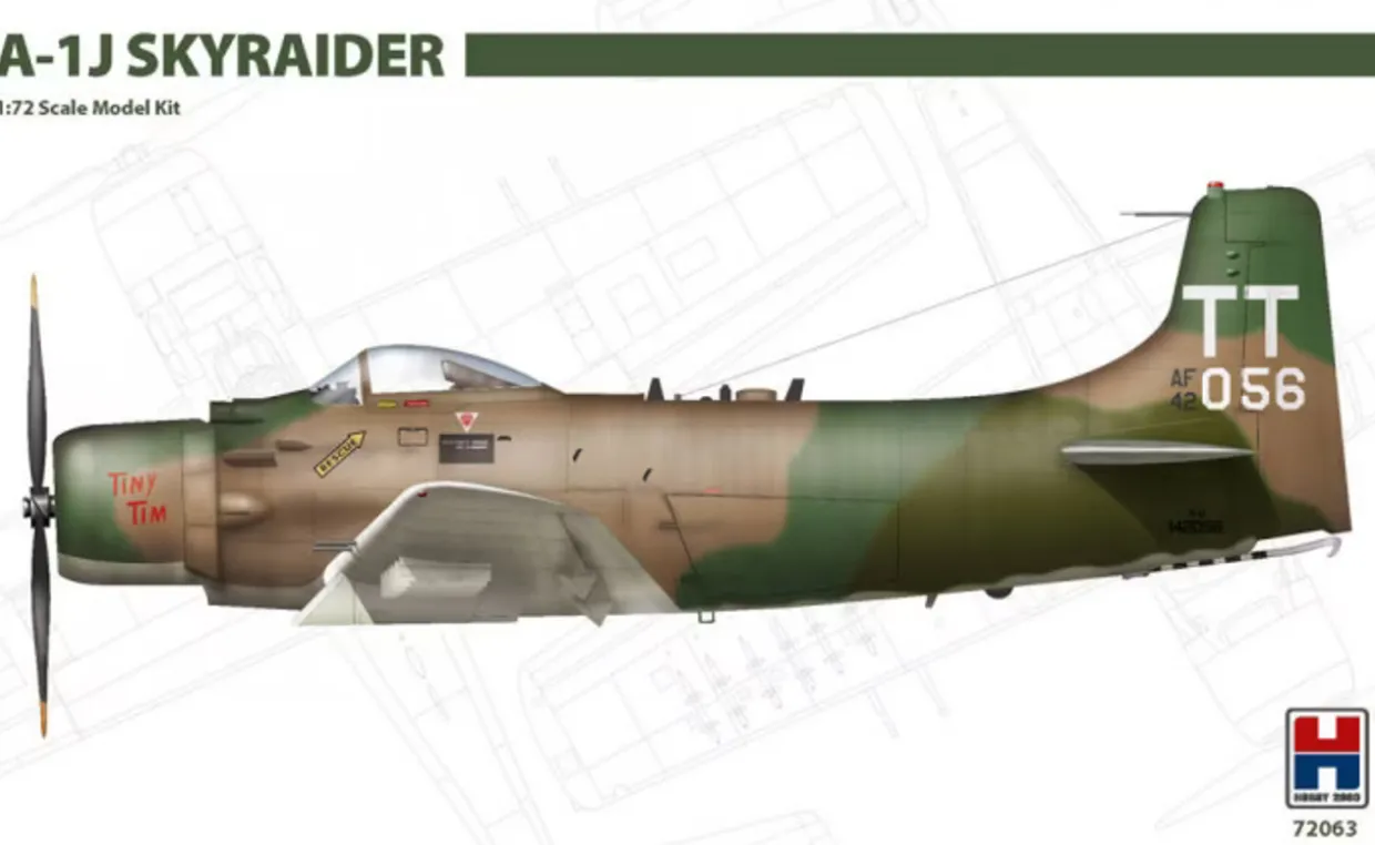 Hobby 2000 1/72 Douglas A-1J Skyraider Model Kit