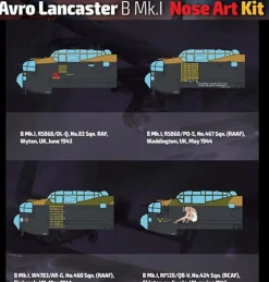 Hong Kong Models 1/32 Avro Lancaster Nose Art Model Kit