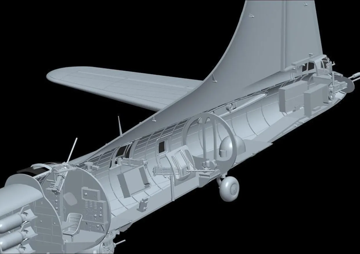 Hong Kong Models 1/48 Boeing B-17G Flying Fortress Early Production Model Kit