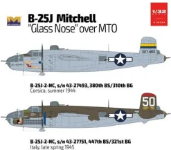 Hong Kong Models 1/32 North American B-25J Mitchell Glass Nose MTO Model Kit