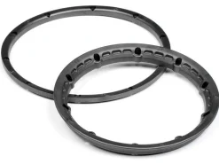 HPI Racing Heavy Duty Bead Lock Rings, gunmetal, 2pcs